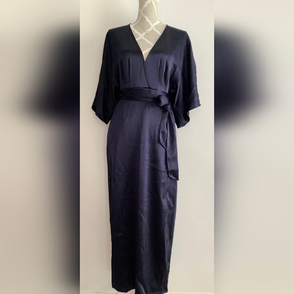 Babaton Midnight Blue Long Sleeve Dress